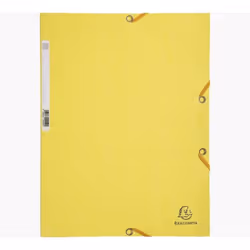Exacompta 55529E, Porte-documents, A4, Carton, Jaune, 400 g/m², 240 mm
