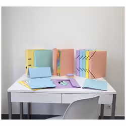 Exacompta 55560E fichier Carton comprimé Couleurs assorties, Bleu, Corail, Vert, Mauve, Jaune A4 - Vue supplémentaire 10
