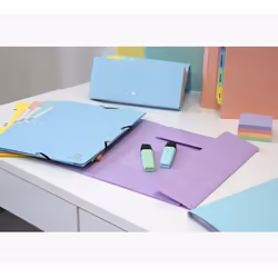 Exacompta 55560E fichier Carton comprimé Couleurs assorties, Bleu, Corail, Vert, Mauve, Jaune A4 - Vue supplémentaire 11