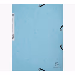 Exacompta 55560E fichier Carton comprimé Couleurs assorties, Bleu, Corail, Vert, Mauve, Jaune A4