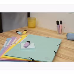 Exacompta 55560E fichier Carton comprimé Couleurs assorties, Bleu, Corail, Vert, Mauve, Jaune A4 - Vue supplémentaire 21