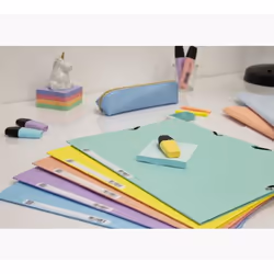 Exacompta 55560E fichier Carton comprimé Couleurs assorties, Bleu, Corail, Vert, Mauve, Jaune A4 - Vue supplémentaire 28