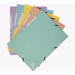 Exacompta 55560E fichier Carton comprimé Couleurs assorties, Bleu, Corail, Vert, Mauve, Jaune A4 - Vue supplémentaire 32