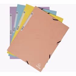 Exacompta 55560E fichier Carton comprimé Couleurs assorties, Bleu, Corail, Vert, Mauve, Jaune A4 - Vue supplémentaire 33