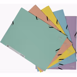 Exacompta 55560E fichier Carton comprimé Couleurs assorties, Bleu, Corail, Vert, Mauve, Jaune A4 - Vue supplémentaire 36