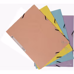 Exacompta 55560E fichier Carton comprimé Couleurs assorties, Bleu, Corail, Vert, Mauve, Jaune A4 - Vue supplémentaire 37