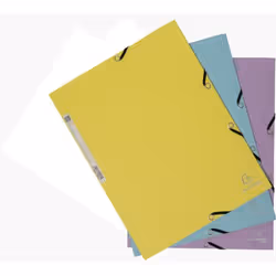 Exacompta 55560E fichier Carton comprimé Couleurs assorties, Bleu, Corail, Vert, Mauve, Jaune A4 - Vue supplémentaire 38