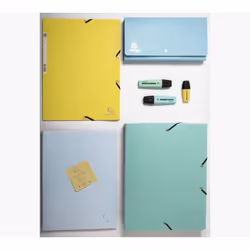 Exacompta 55560E fichier Carton comprimé Couleurs assorties, Bleu, Corail, Vert, Mauve, Jaune A4 - Vue supplémentaire 42