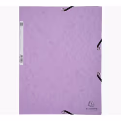Exacompta 55560E fichier Carton comprimé Couleurs assorties, Bleu, Corail, Vert, Mauve, Jaune A4 - Vue supplémentaire 5