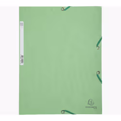 Exacompta 55573E, Porte-documents, A4, Carton comprimé, Couleurs assorties, Brillant, Paysage/portrait