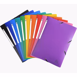 Exacompta 55800E, Porte-documents, A4, Polypropylène (PP), Multicolore, 240 mm, 320 mm