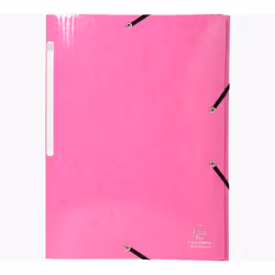 Exacompta 55824E, Porte-documents, A4, Carton, Rose, 425 g/m², 240 mm