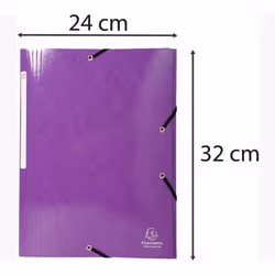 Exacompta 55826E fichier Carton Violet A4
