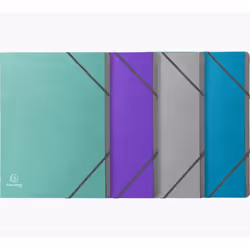 Exacompta 56650E, Parapheur, A4, Carton, Couleurs assorties, Mat, Portrait