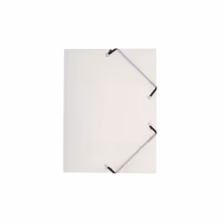 Exacompta Eckspannmappe Kristall/56742E transparent, A4, Polypropylène (PP), Transparent, 250 feuilles, 3,5 cm, 0,5 mm