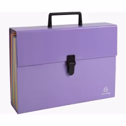 Exacompta Aquarel trieur Mauve Carton, Papier A4