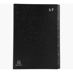 Exacompta 57007E fichier Carton Noir A4