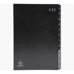 Exacompta 57012E fichier Carton Noir A4