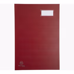 Exacompta 57025E, Porte-documents, A4, Carton, Rouge, 240 mm, 350 mm