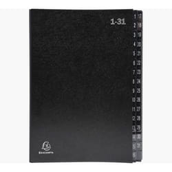 Exacompta 57032E fichier Carton Noir A4