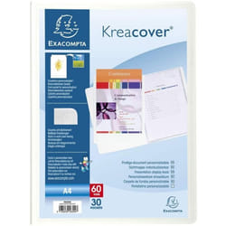 Porte-vues - EXACOMPTA - Krea Cover - Polypropylène rigide - 60 vues - A4