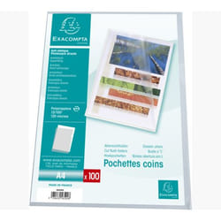 Exacompta 58500E protecteur de feuilles 210 x 297 mm (A4) Polypropylène (PP) 100 pièce(s)