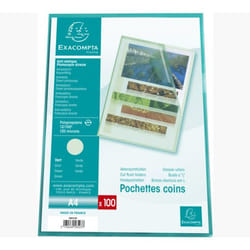 Exacompta 58523E protecteur de feuilles 210 x 297 mm (A4) Polypropylène (PP) 100 pièce(s)