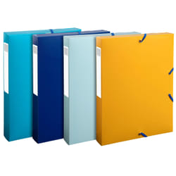 Exacompta BeeBlue Polypropylène (PP) Bleu, Bleu clair, Turquoise, Jaune A4
