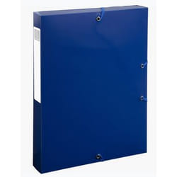 Exacompta Boîte De Classement Polypropylène Recyclé Beeblue Dos 40mm - A4 - Bleu Marine - Nouveauté