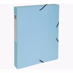 Exacompta 59560E boîte à archive 350 feuilles Bleu, Corail, Vert, Mauve Carton comprimé