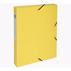 Exacompta 59560E boîte à archive 350 feuilles Bleu, Corail, Vert, Mauve Carton comprimé