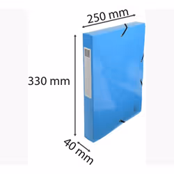 Exacompta 59927E Boîte à archives Carton Bleu