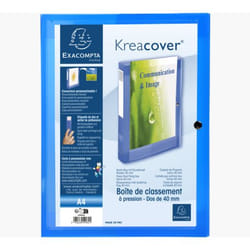 Exacompta 59982E boîte à archive Bleu Polypropylène (PP)