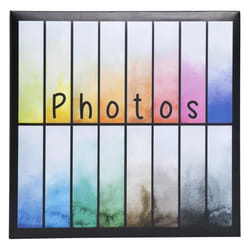 Album photo Rainbow à pochettes 200 photos 10x15cm - Noir