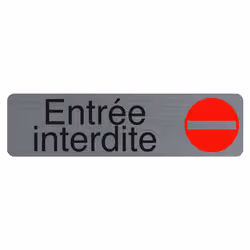 Exacompta 67152E pictogramme adhésif Aluminium Gris