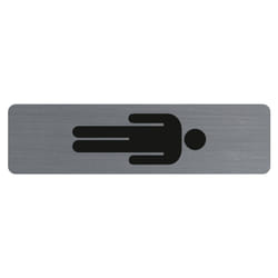 Exacompta 67169E pictogramme adhésif Aluminium Gris