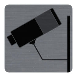 Exacompta 67180E pictogramme adhésif Aluminium Gris