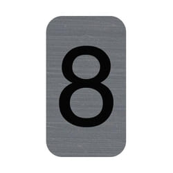Exacompta 67188E lettre et chiffre autocollants Gris Numéro