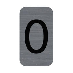 Exacompta 67190E lettre et chiffre autocollants Gris Numéro