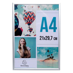 Exacompta Exacryl Cadre pour une seule photo Argent