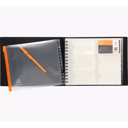 Exacompta 85134E portefeuille, étui pour cartes, support de documents de voyage