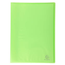 Porte-vues soudés - EXACOMPTA - 80V Chromaline - Vert - Plastique - 80 vues