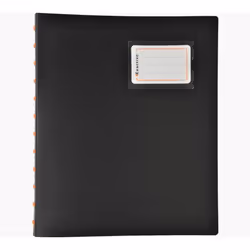 Exacompta 86434E, 210 x 297 mm (A4), Noir, Polypropylène (PP)