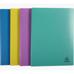 Exacompta 88390E fichier Polypropylène (PP) Bleu, Fuchsia, Turquoise, Jaune A4