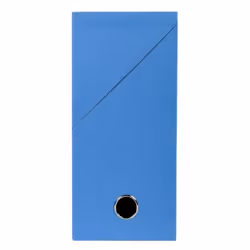 Boite de transfert - EXACOMPTA - D120 - Papier toile - Couleur bleu - Pratique pour rangement