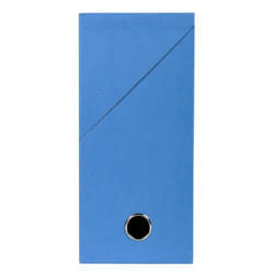 Boite de transfert - EXACOMPTA - D120 - Papier toile - Couleur bleu - Pratique pour rangement