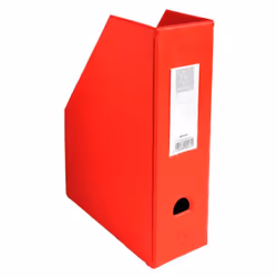 Porte-revues - EXACOMPTA - Dos 100mm - PVC - Rouge - Intérieur