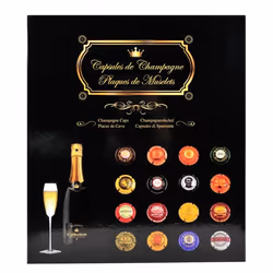 Album de collection - EXACOMPTA - 64 plaques - Pour muselet - Idéal pour collectionneurs - Pratique et durable