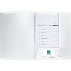 Exacompta 43008E fichier Polypropylène (PP) Blanc A4