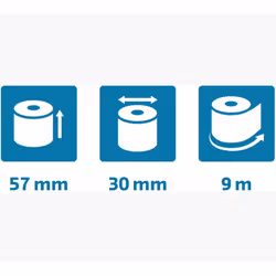 Exacompta Thermorolle SafeContact 43942E 57mmx9m 9 m - Vue supplémentaire 7